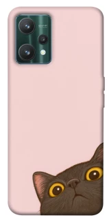Чохол на Realme 9 Pro Peeping cat фото 1 з 1