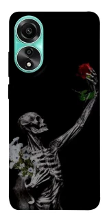 Чохол на Oppo A78 4G Skeleton vs Rose фото 1 з 1
