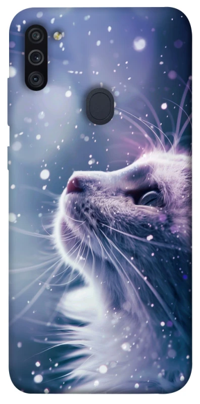 Чохол на Samsung Galaxy M11 Snow cat фото 1 з 1