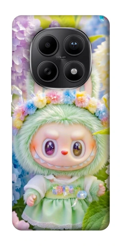 Чохол на Xiaomi Redmi Note 15 5G Labubu & Flowers ver.2 фото 1 з 1