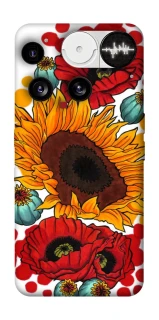 Чохол на Nothing Phone (3) Соняшники та маки фото 1 з 1