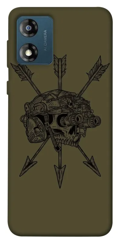 Чохол на Motorola Moto E13 Mil skull фото 1 з 1