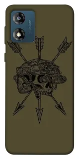 Чохол на Motorola Moto E13 Mil skull фото 1 з 1