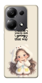 Чехол на Xiaomi Redmi Note 13 Pro 4G Don't look back фото 1 из 1