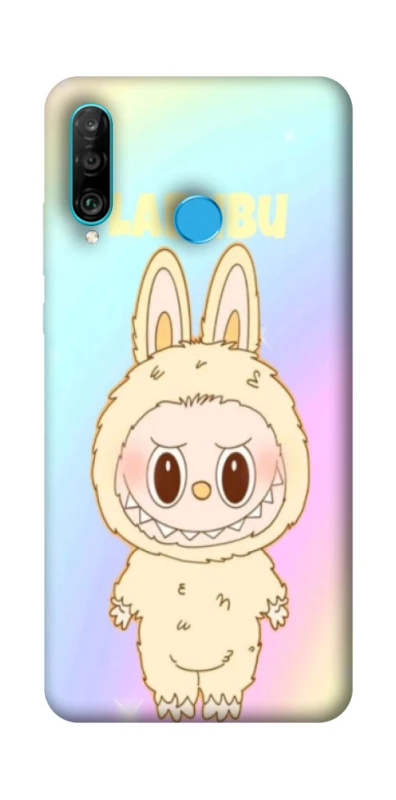 Чохол на Huawei P30 lite Fluffy Rainbow Labubu фото 1 з 1