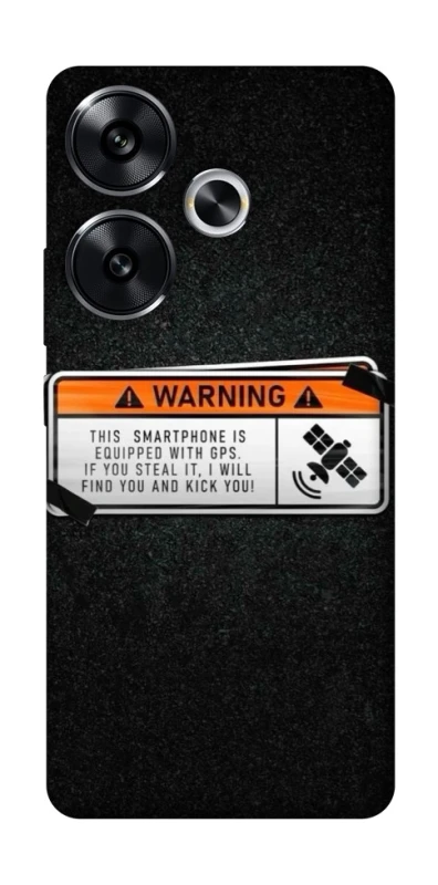 Чохол на Xiaomi Poco F6 Warning фото 1 з 1