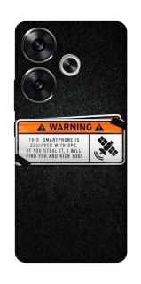 Чехол на Xiaomi Poco F6 Warning фото 1 из 1