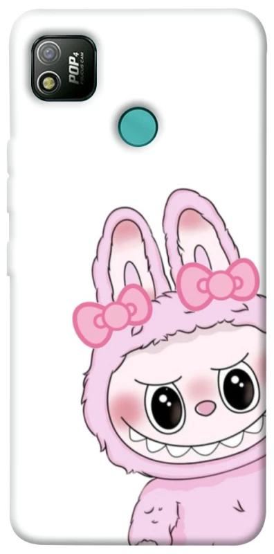 Чохол на TECNO POP 4 Labubu White фото 1 з 1