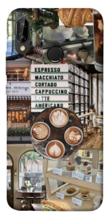 Чохол на Huawei P20 Lite Coffee collage ver.5 фото 1 Чохол на Huawei P20 Lite Coffee collage ver.5 фото 1 з 1