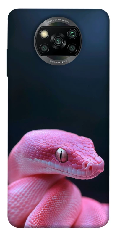 Чохол на Xiaomi Poco X3 NFC / Poco X3 Pro Рожева змія фото 1 з 1
