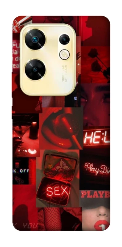 Чехол на Infinix Zero 30 4G Love collage ver.3 фото 1 из 1