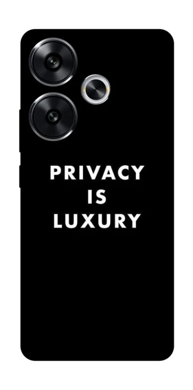 Чохол на Xiaomi Poco F6 Privacy is luxury фото 1 з 1