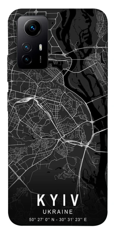 Чохол на Xiaomi Redmi Note 12S Kyiv map фото 1 з 1