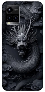 Чехол на Vivo Y21 / Y33s black dragon фото 1 из 1