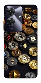 Чехол на Realme Note 60 Many coins фото 1 из 1