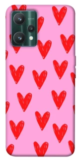 Чехол на Realme 9 Pro Red hearts 2 фото 1 из 1