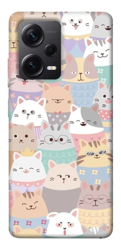 Чохол на Xiaomi Redmi Note 12 Pro+ 5G Funny Kittens ver.2 фото 1 з 1