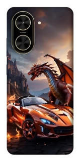 Чохол на Xiaomi Poco C71 Сar and dragon фото 1 з 1