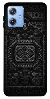 Чехол на Motorola Moto G84 Черный ковер фото 1 из 1
