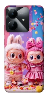 Чехол на Realme Note 60x Labubu twins ver.2 фото 1 из 1