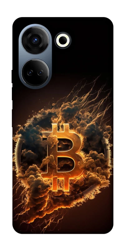 Чохол на TECNO Camon 20 Pro (CK7n) Smoky Bitcoin фото 1 з 1
