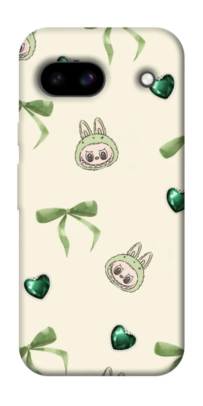 Чохол на Google Pixel 8a Labubu Green Heart фото 1 з 1