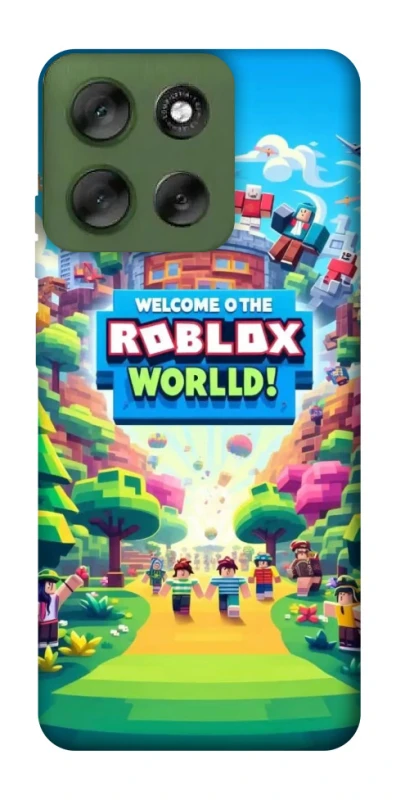 Чехол на Motorola Moto G56 5G Roblox World фото 1 из 1