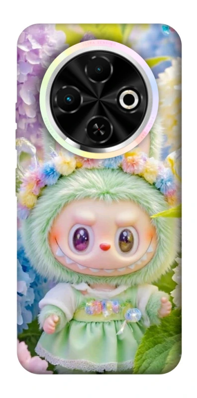 Чехол на TECNO Spark 30C Labubu & Flowers ver.2 фото 1 из 1