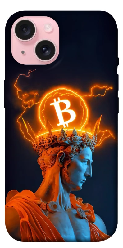 Чохол на Apple iPhone 15 (6.1") Bitcoin God фото 1 з 1
