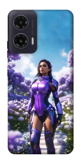 Чехол на Motorola Moto G35 Cyber space girl ver.4 фото 1 из 1
