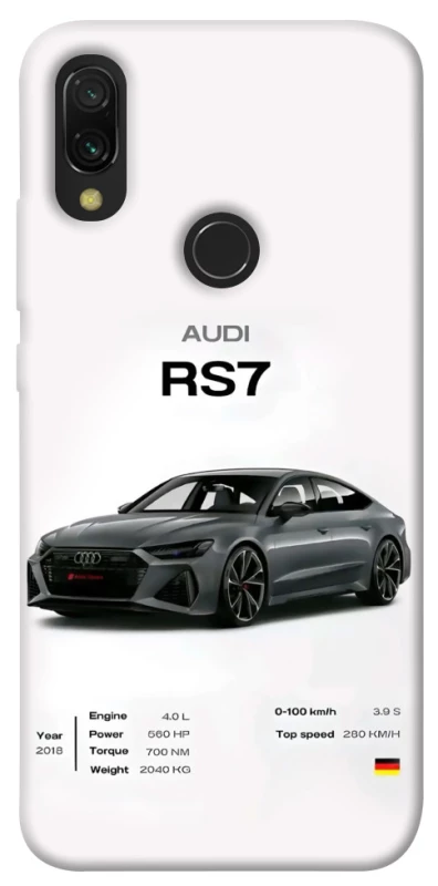 Чехол на Xiaomi Redmi 7 Audi RS7 фото 1 из 1