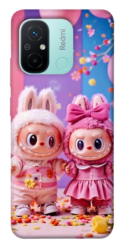 Чехол на Xiaomi Redmi 12C / Poco C55 Labubu twins ver.2 фото 1 из 1