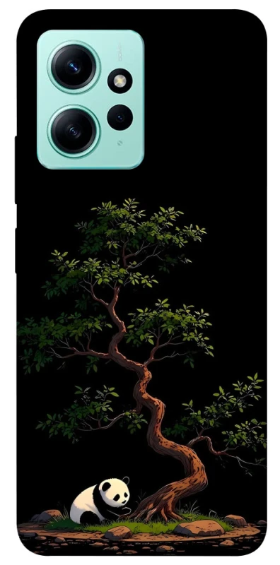 Чехол на Xiaomi Redmi Note 12 4G Panda and tree фото 1 из 1