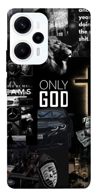 Чохол на Xiaomi Poco F5 / Note 12 Turbo Only God фото 1 з 1