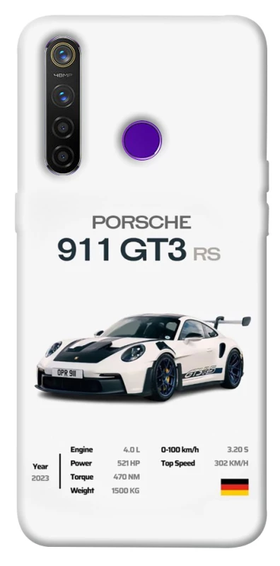 Чехол на Realme 5 Pro Porsche 911 GT3 фото 1 из 1