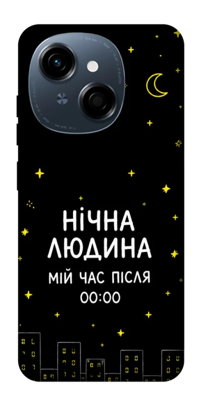 Чехол на TECNO Spark Go 1 Нічна людина фото 1 из 1