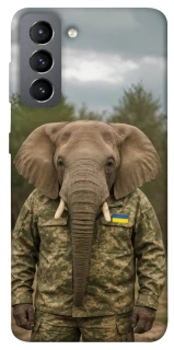 Чехол на Samsung Galaxy S21 FE Слон защитник фото 1 из 1