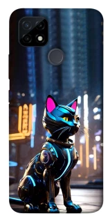 Чохол на Realme C12 Cyber cat фото 1 з 1