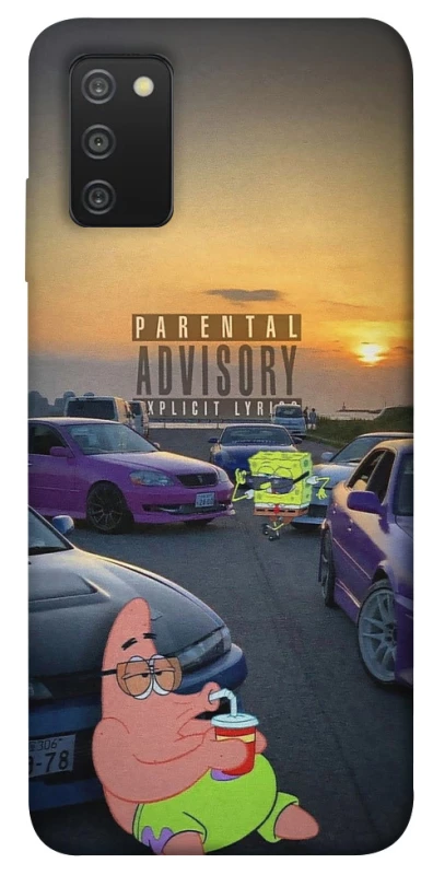 Чохол на Samsung Galaxy A03s Патрік на перегонах фото 1 з 1