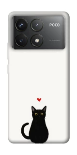 Чохол на Xiaomi Poco F6 Pro cat in love фото 1 Чохол на Xiaomi Poco F6 Pro cat in love фото 1 з 1