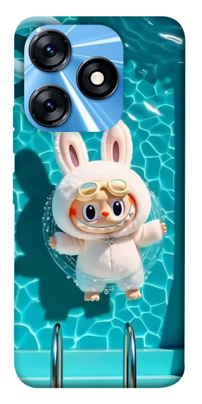 Чехол на TECNO Spark 10 Labubu in the pool ver.2 фото 1 из 1