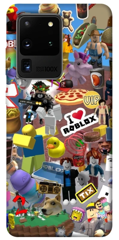 Чохол на Samsung Galaxy S20 Ultra Roblox collage ver.5 фото 1 з 1