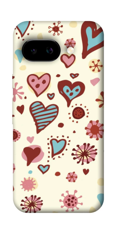 Чохол на Google Pixel 9a Pretty hearts фото 1 з 1
