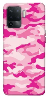 Чехол на Oppo Reno 5 Lite camouflage pink фото 1 из 1