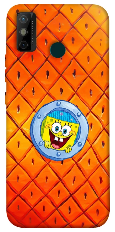 Чохол на TECNO Spark 6 Go Дім Спанч Боба фото 1 з 1