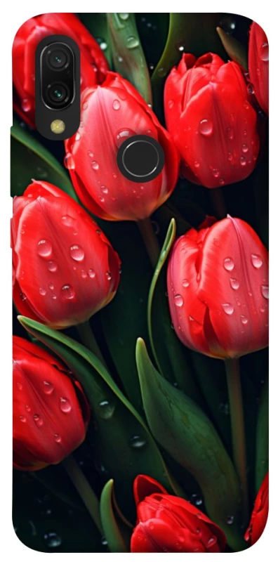 Чохол на Xiaomi Redmi 7 Червоні тюльпани фото 1 з 1