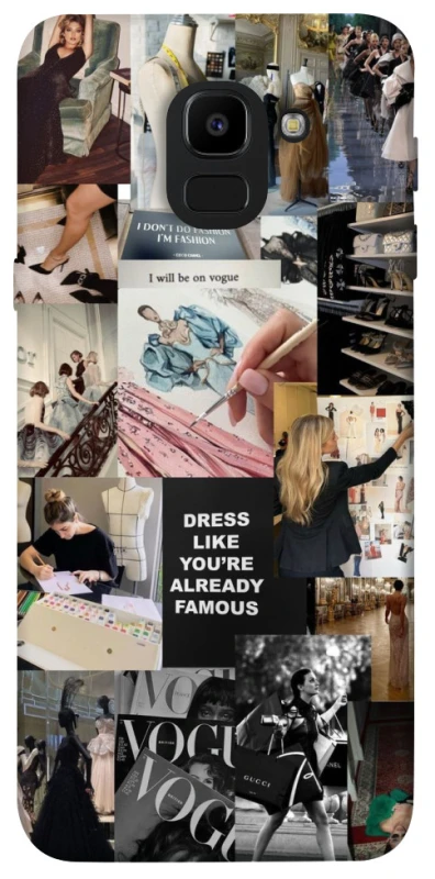 Чехол на Samsung J600F Galaxy J6 (2018) Fashion collage ver.11 фото 1 из 1