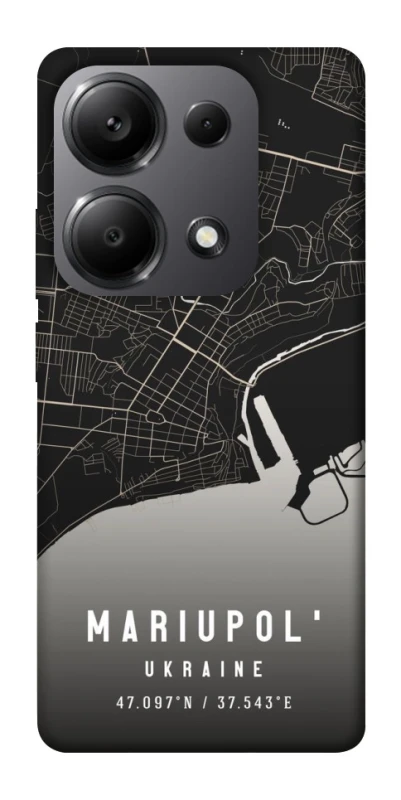 Чехол на Xiaomi Redmi Note 13 Pro 4G Mariupol map фото 1 из 1