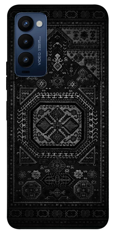 Чехол на TECNO Camon 18 Черный ковер фото 1 из 1