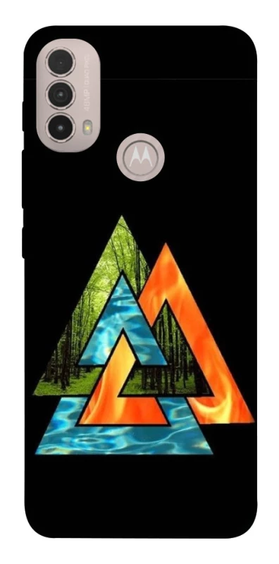 Чехол на Motorola Moto E40 Валькнут v4 фото 1 из 1
